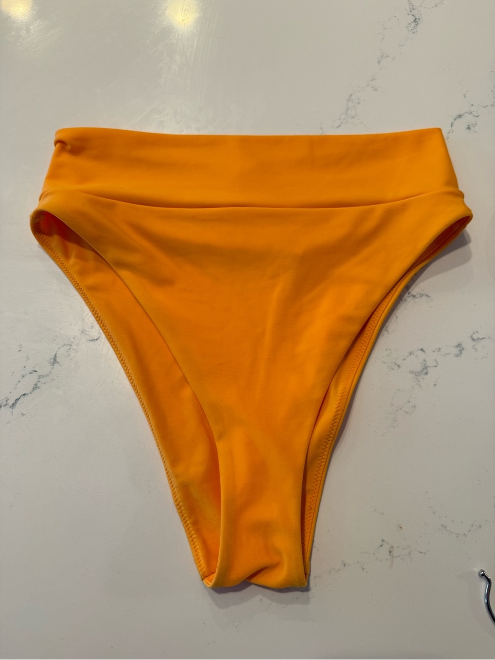 aerie Mustard High Cut Bikini Bottom